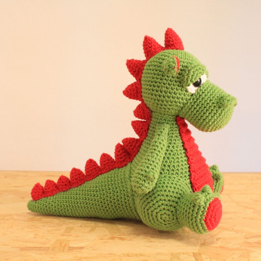 Conoce mi dragón del taller de crochet de Sant Jordi 2024