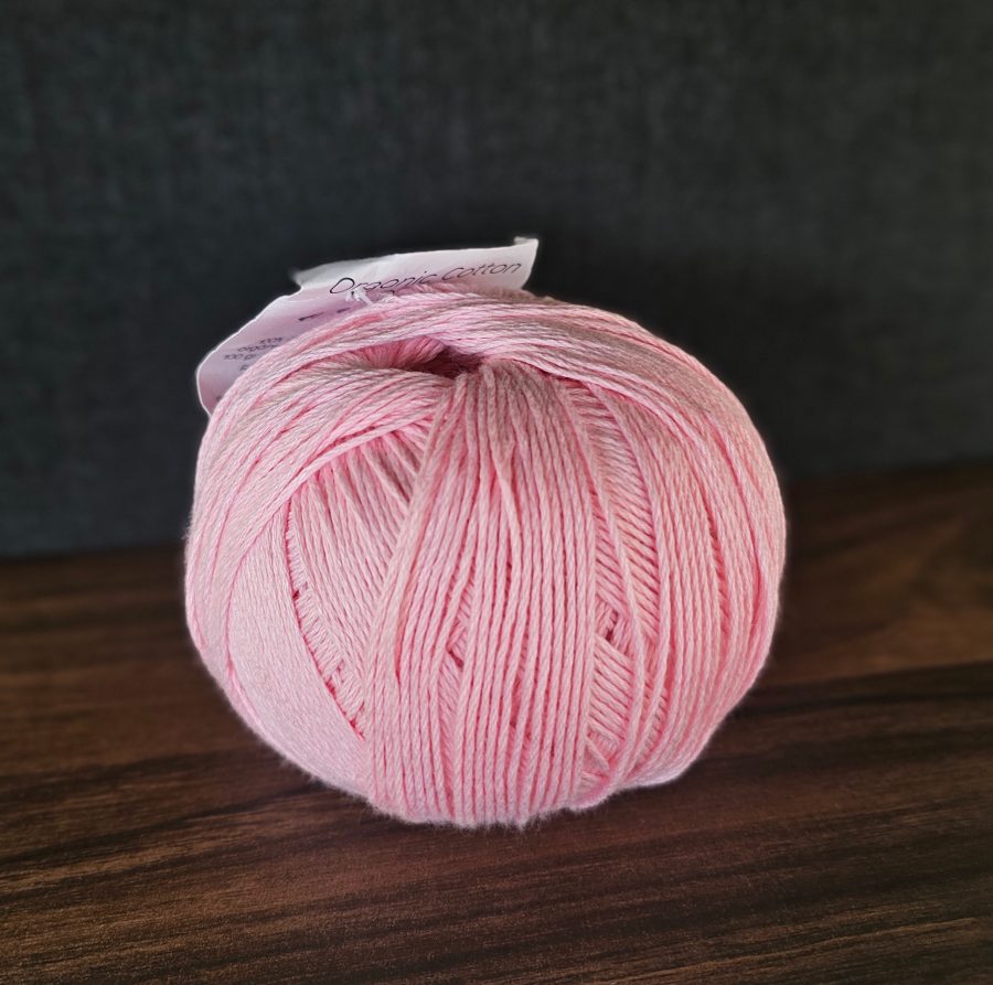 Hilo de Algodón peinado Ovillo rosa bebe M - Casasol