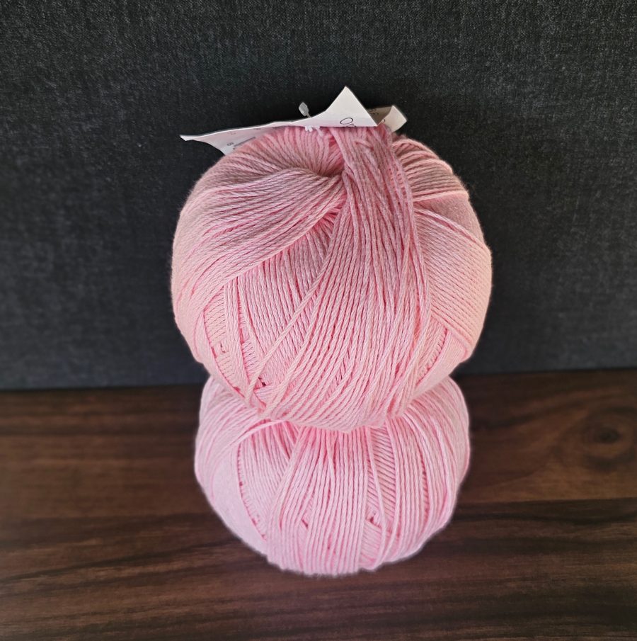 Hilo de Algodón peinado Ovillo rosa bebe M - Casasol - Imagen 4