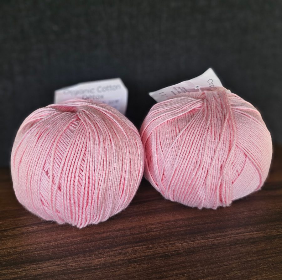 Hilo de Algodón peinado Ovillo rosa bebe M - Casasol - Imagen 2