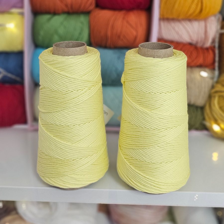 Hilo de Algodón peinado Amarillo XL-Casasol - Imagen 6