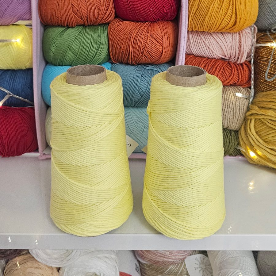 Hilo de Algodón peinado Amarillo XL-Casasol - Imagen 5