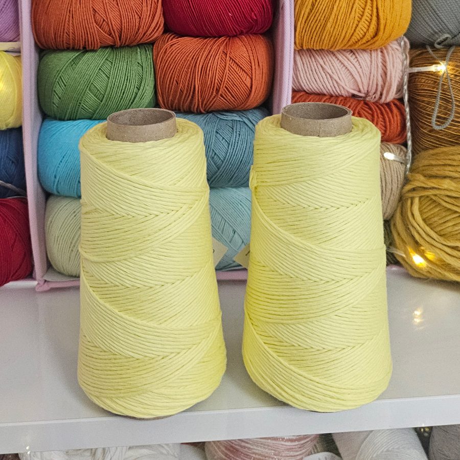Hilo de Algodón peinado Amarillo XL-Casasol - Imagen 4