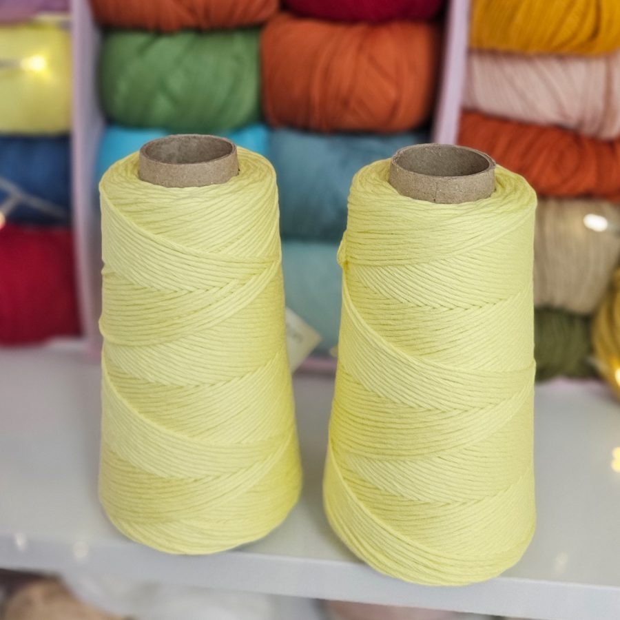Hilo de Algodón peinado Amarillo XL-Casasol - Imagen 3