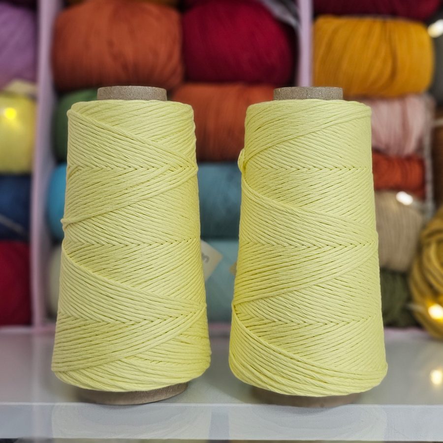 Hilo de Algodón peinado Amarillo XL-Casasol - Imagen 9