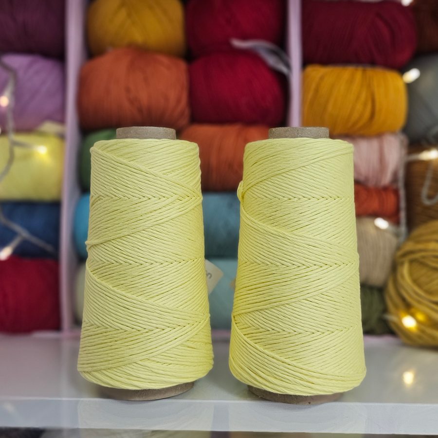 Hilo de Algodón peinado Amarillo XL-Casasol - Imagen 8