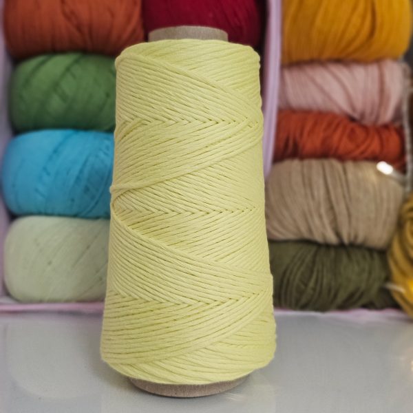 Hilo de Algodón peinado Amarillo XL-Casasol