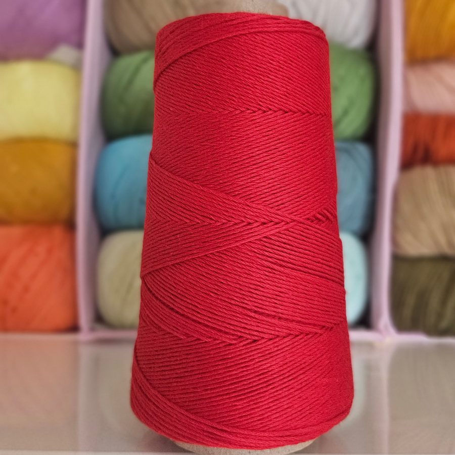 Hilo de algodón peinado Rojo L - Casasol - Imagen 5