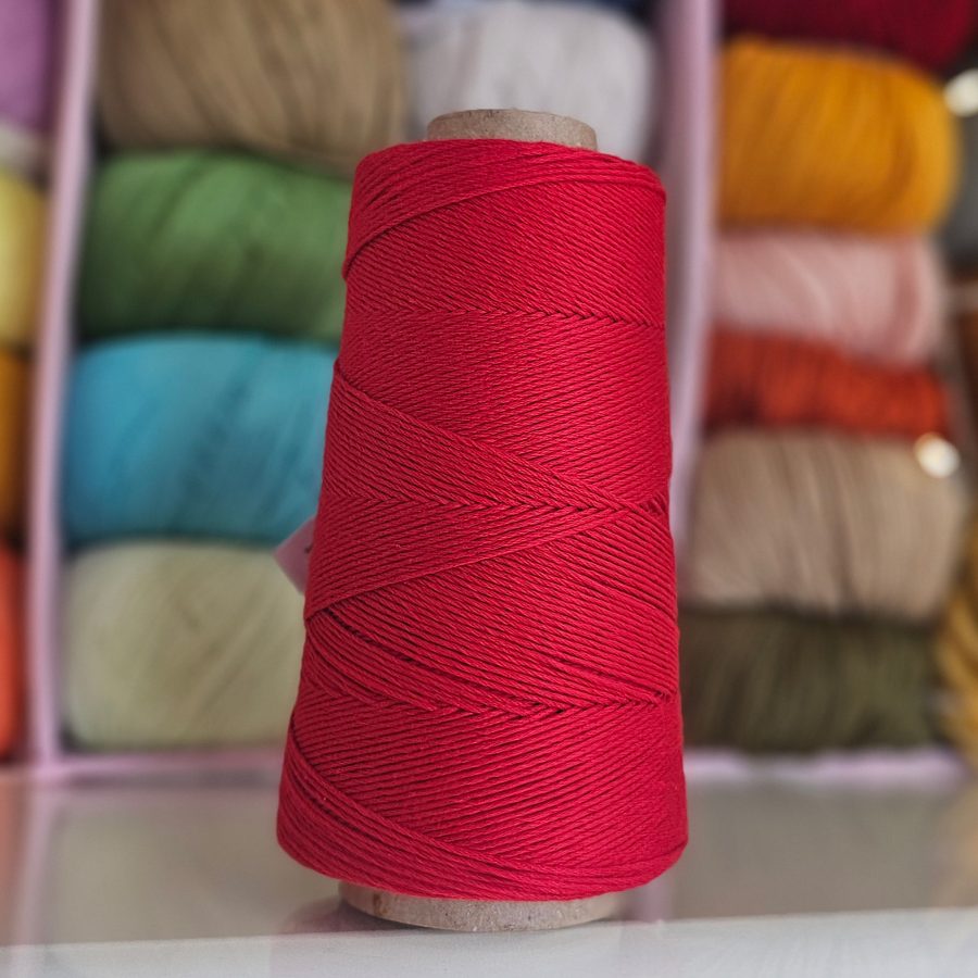 Hilo de algodón peinado Rojo L - Casasol - Imagen 3