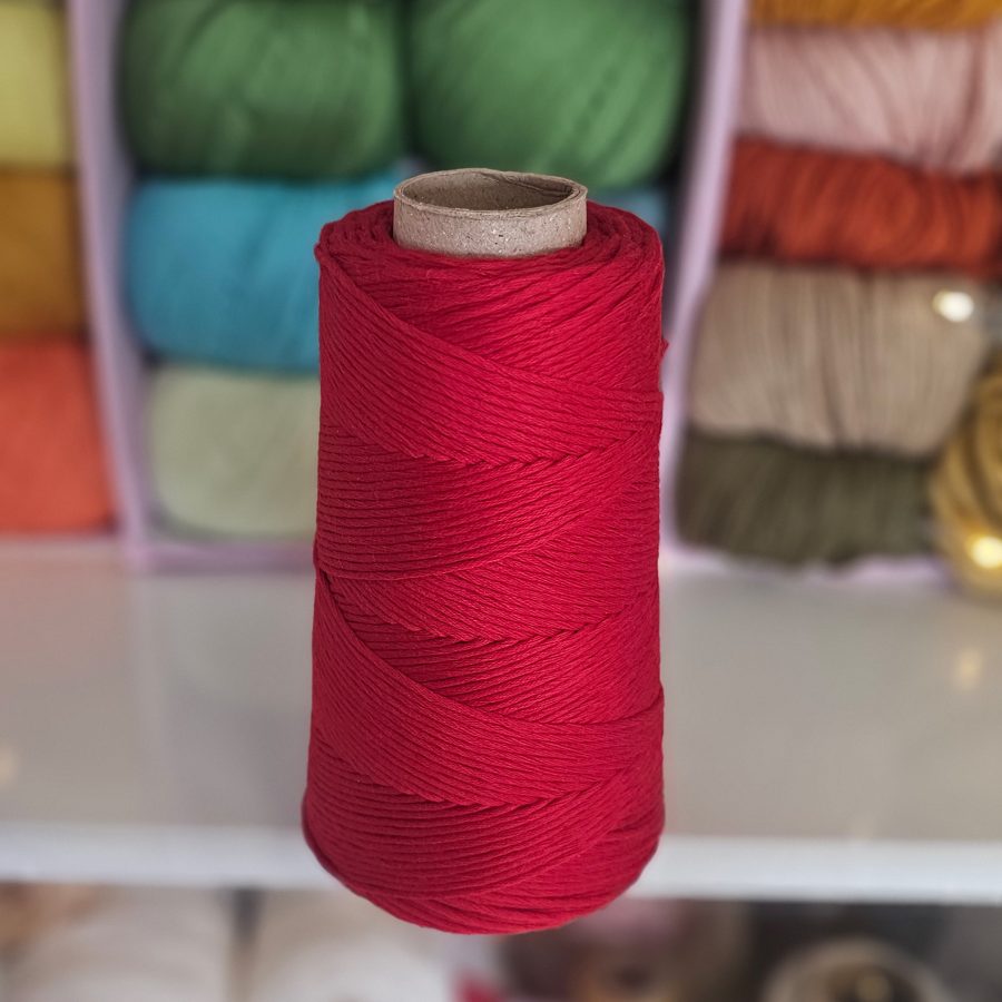 Hilo de Algodón peinado Rojo XL-Casasol - Imagen 6