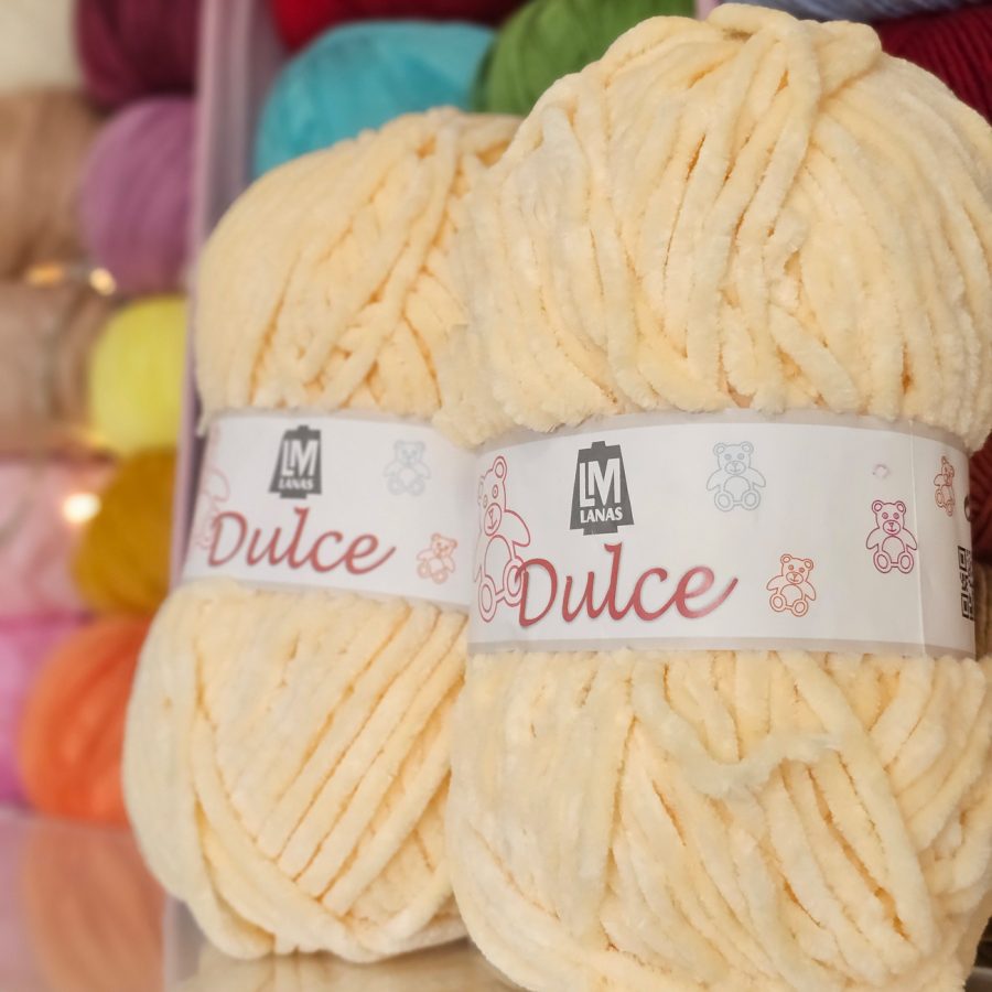 Chenilla de color crema Dulce - Hilaturas - Imagen 5