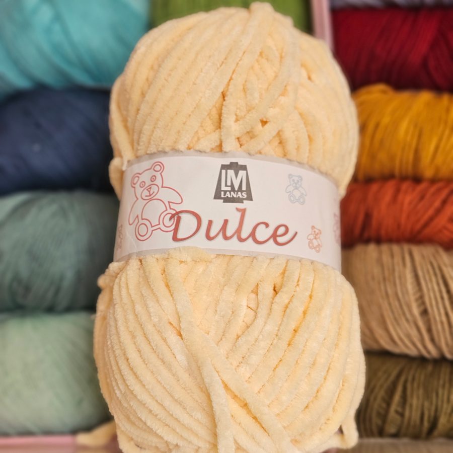 Chenilla de color crema Dulce - Hilaturas - Imagen 2